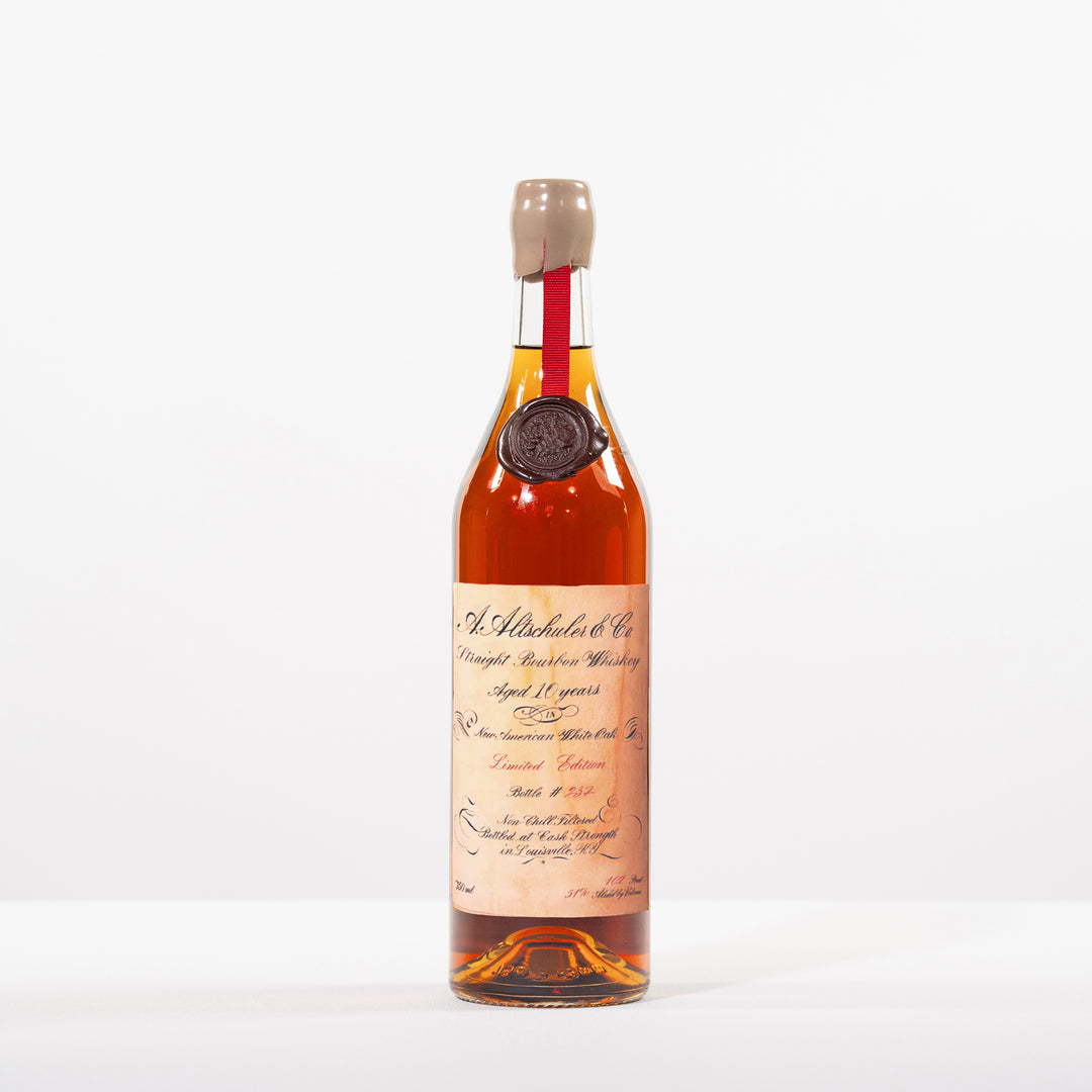 A. Altschuler and Co. 10 Year Bourbon, Limited Edition Frankfort Distilled 102 proof