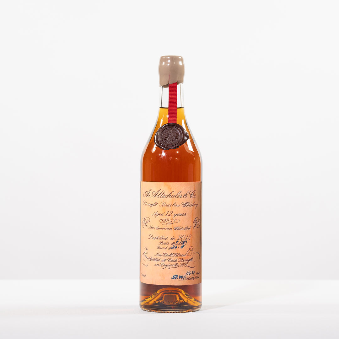 A. Altschuler 12 Yr. Bourbon, 22-E 116.88 proof Seelbach's Selection