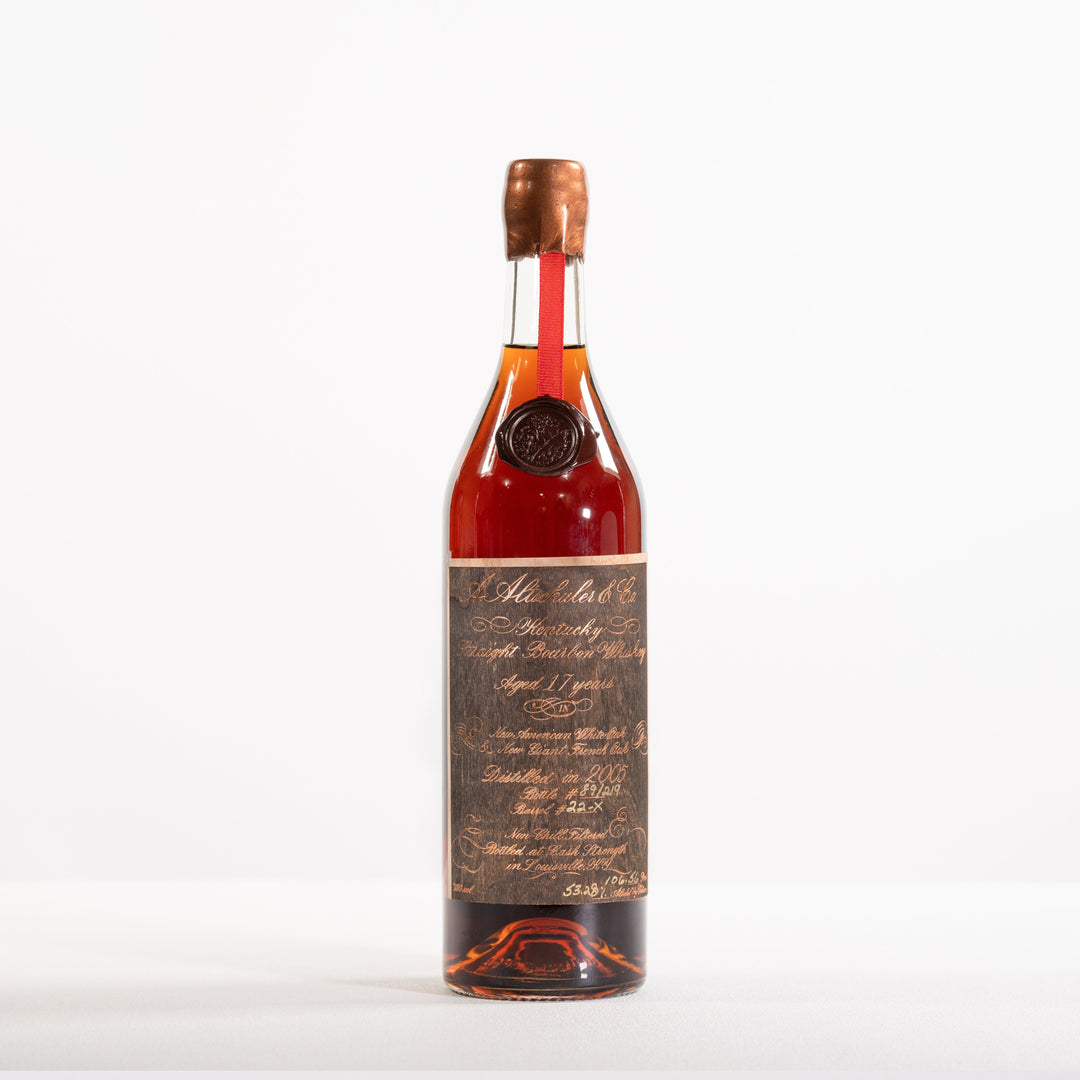 A. Altschuler 17 Year Kentucky Straight Bourbon Aged in American and French Oak Barrel 106.56 proof 'Seepin' Beauty'