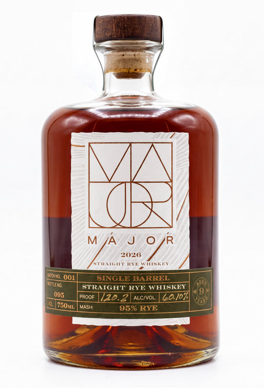 MAJOR 2026 Release #1: Single Barrel Straight Rye Whiskey 120.2 pf