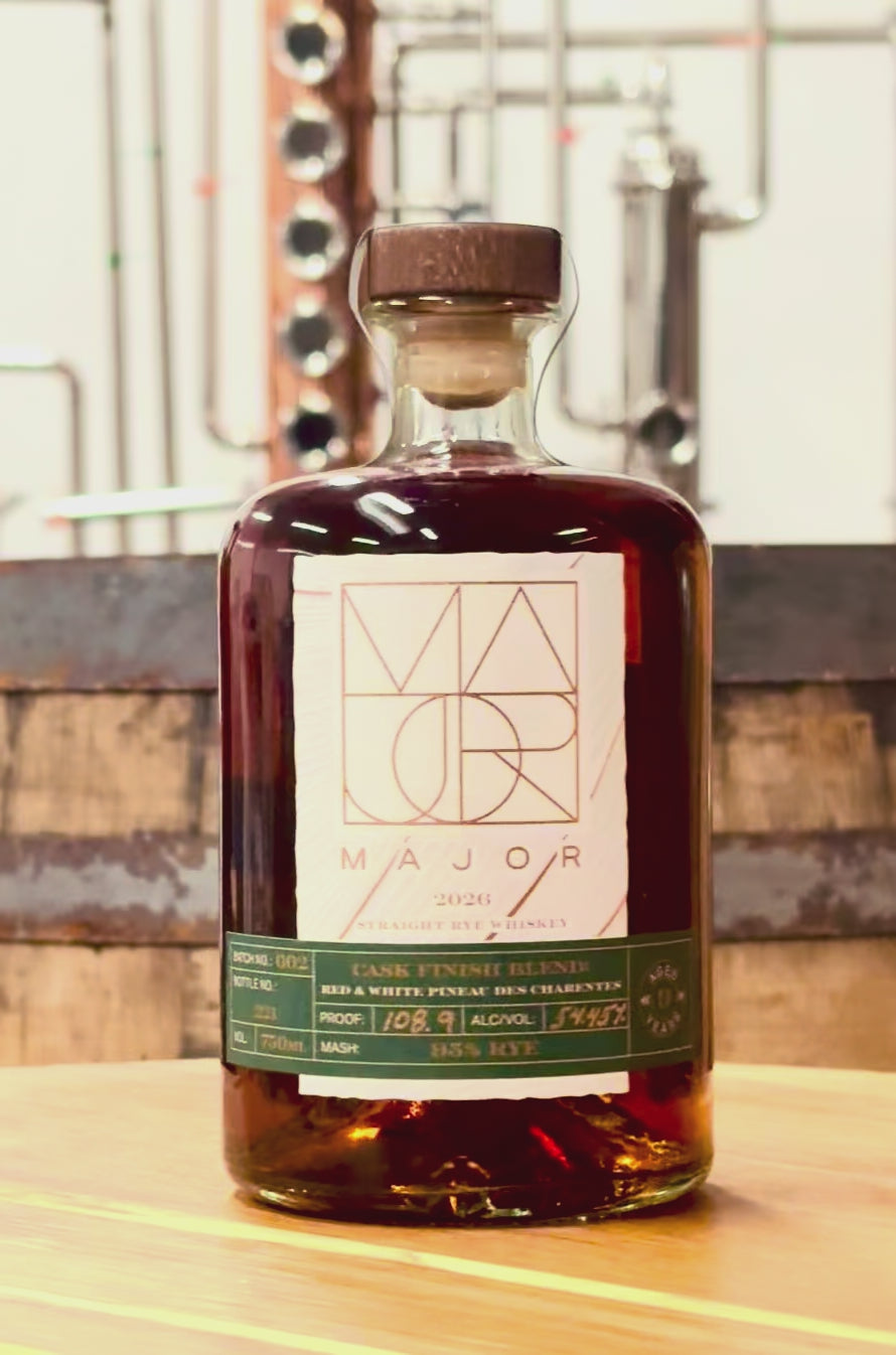 MAJOR 2026 Release #3: Red & White Pineau des Charentes Cask Finished Rye 108.9 Proof