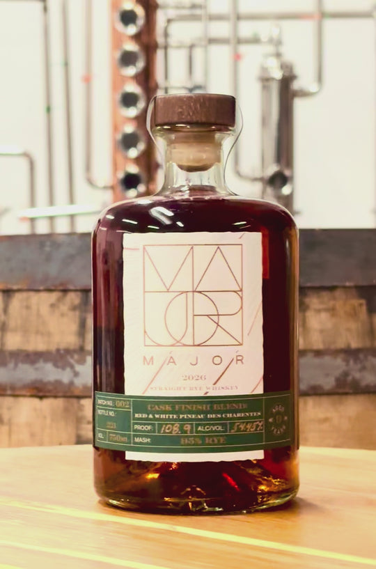 MAJOR 2026 Release #3: Red & White Pineau des Charentes Cask Finished Rye 108.9 Proof
